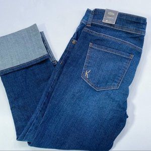 KUT cuffed jeans mid rise size 4P NWT